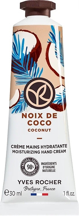 Krem do rąk Kokos - Yves Rocher Coconut Moisturizing Hand Cream — Zdjęcie N1