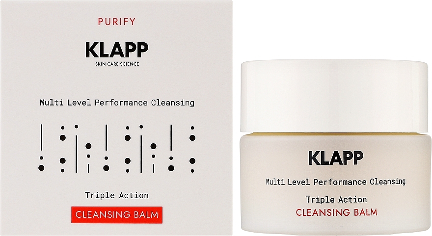 Oczyszczający balsam do twarzy - Klapp Multi Level Performance Triple Action Cleansing Balm  — Zdjęcie N2