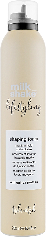 Termoochronna pianka do włosów - Milk Shake Lifestyling Shaping Foam Medium Hold — Zdjęcie N1