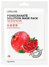 Kup Maseczka do twarzy w płachcie - Lebelage Pomegrante Solution Mask