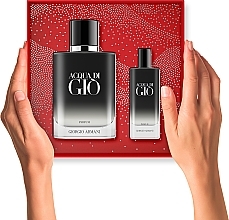 Giorgio Armani Acqua Di Gio Parfum - Zestaw (parfum/100ml + parfum/15ml) — Zdjęcie N2