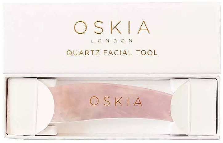 Szpatułka kosmetyczna z kwarcu różowego - Oskia Quartz Spatula Rose — Zdjęcie N1