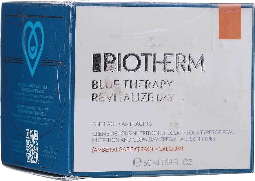 PRZECENA! Rewitalizujący krem do twarzy na dzień - Biotherm Blue Therapy Amber Algae Revitalize Anti-Aging Day Cream * — Zdjęcie N3