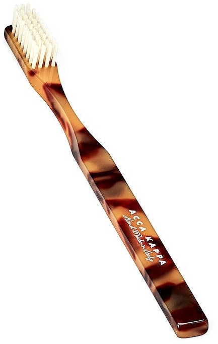 Szczoteczka do zębów - Acca Kappa Medium Nylon Toothbrush Classic Brown — Zdjęcie N1