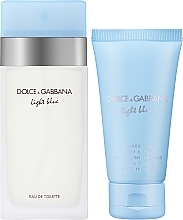 Dolce & Gabbana Light Blue - Zestaw (edt 50 ml + b/cr 50 ml) — Zdjęcie N1
