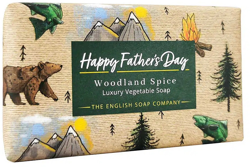 Mydło prezentowe - The English Soap Company Occasions Collection Woodland Spice Father’s Day Soap — Zdjęcie N1
