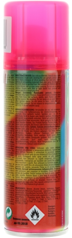 Koloryzujący spray do włosów, różowy - Sibel Color Hair Spray — Zdjęcie N2