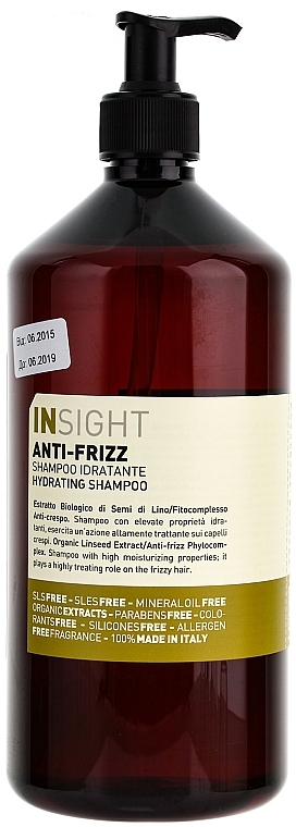 Nawilżający szampon do włosów - Insight Anti-Frizz Hydrating Shampoo — Zdjęcie N5