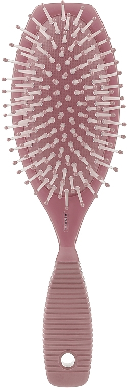 Szczotka do masażu 10-rzędowa, różowa - Titania — Zdjęcie N1