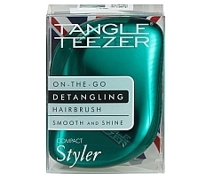 Szczotka do włosów - Tangle Teezer Compact Styler Emerald Green — Zdjęcie N2