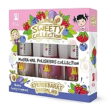 Zestaw lakierów do paznokci - Moyra Kids Effect Nail Polish Sweety Collection (3x7ml) — Zdjęcie N1