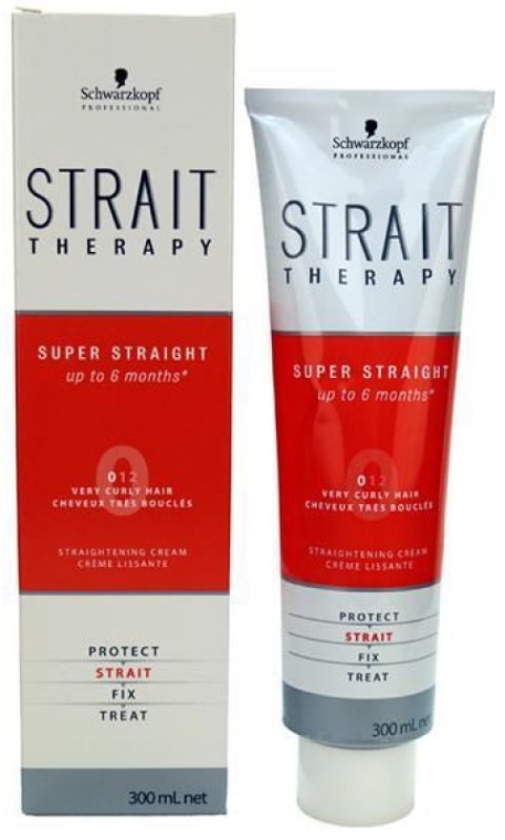 Krem prostujący - Schwarzkopf Professional Strait Therapy Straight Cream 0 — Zdjęcie N1