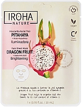 Kup Maska w płachcie - Iroha Nature Brightening Dragon Fruit + Hyaluronic Acid Sheet Mask