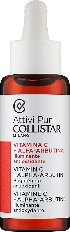 Serum do twarzy z witaminą C i alfa-arbutyną - Collistar Pure Actives Vitamin C+Alpha-Arbutin