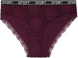 Kup Damskie majtki bikini BDM400-269, bordowe - Moraj