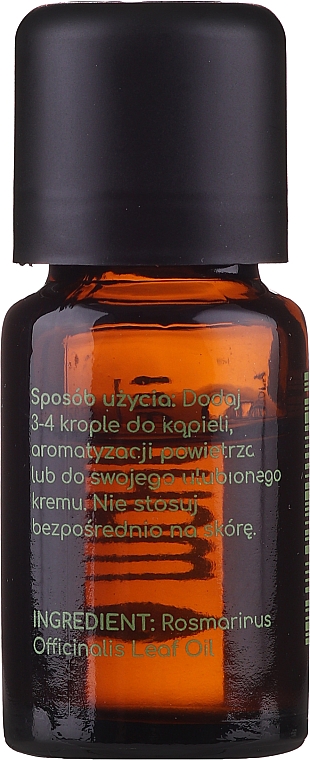 Organiczny olejek eteryczny Rozmaryn - Mohani Rosemary Organic Oil  — Zdjęcie N2