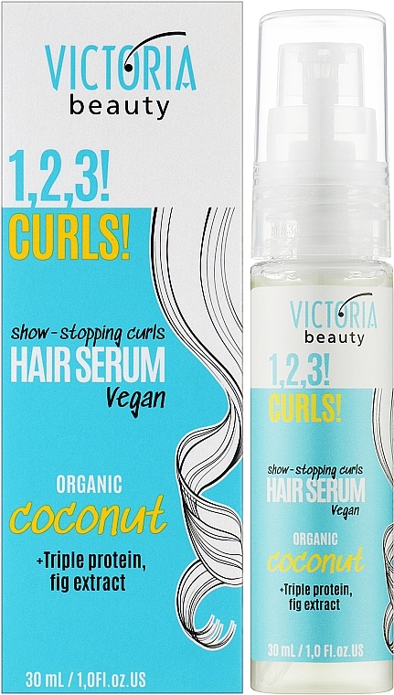 Serum do włosów kręconych - Victoria Beauty 1,2,3! Curls! Hair Serum — Zdjęcie N2