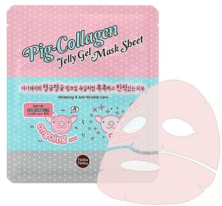 Hydrożelowa maseczka kolagenowa - Holika Holika Pig Collagen Jelly Gel Mask Sheet