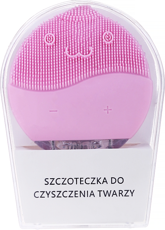 Szczoteczka do czyszczenia twarzy, różowa - Lewer Facial Cleansing Brush Pink — Zdjęcie N2