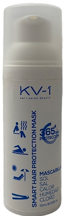 Kremowa odżywka bez spłukiwania z ekstraktem z soi - KV-1 365+ Smart Hair Protection Mask — Zdjęcie N1
