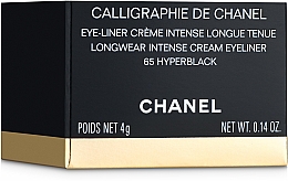 Kremowy eyeliner - Chanel Calligraphie De Chanel Longwear Intense Cream Eyeliner — Zdjęcie N3