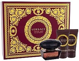 Kup Versace Crystal Noir - Zestaw (edt 50 ml + b/l 50 ml + sh/gel 50 ml)