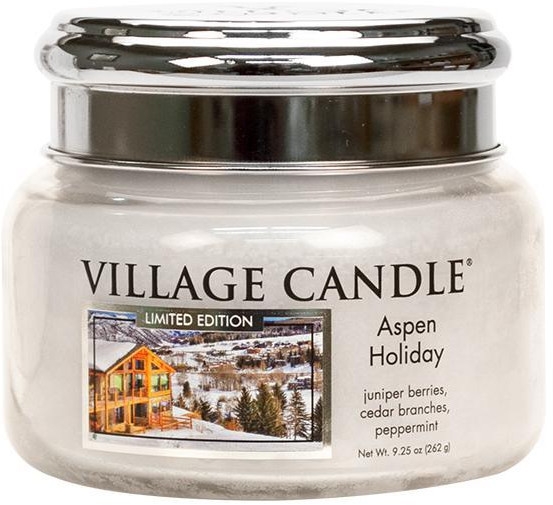 Świeca zapachowa w słoiku - Village Candle Aspen Holiday Glass Jar — Zdjęcie N2