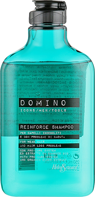Organiczny szampon wzmacniający z ekstraktem z czarnego bzu - Helen Seward Domino Care Reinforce Shampoo — Zdjęcie N1