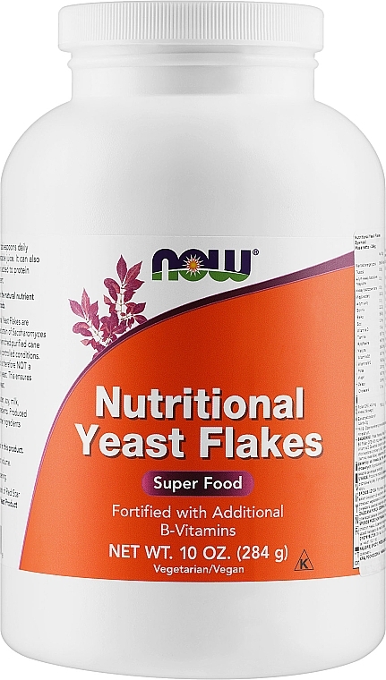 Suplement diety Drożdże odżywcze, płatki - Now Foods Nutritional Yeast Flakes — Zdjęcie N1