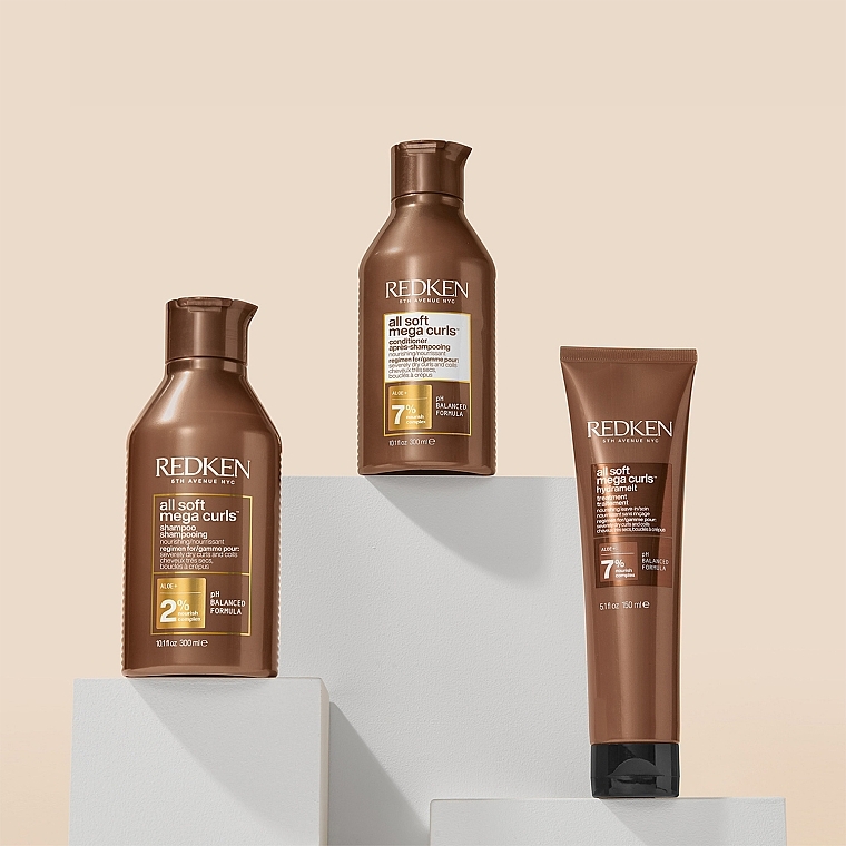 Odżywka do bardzo suchych i kręconych włosów - Redken All Soft Mega Curls Conditioner — Zdjęcie N7