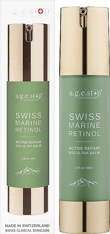 SOS balsam do twarzy - A.G.E. Stop Marine Retinol SOS Balm — Zdjęcie N2