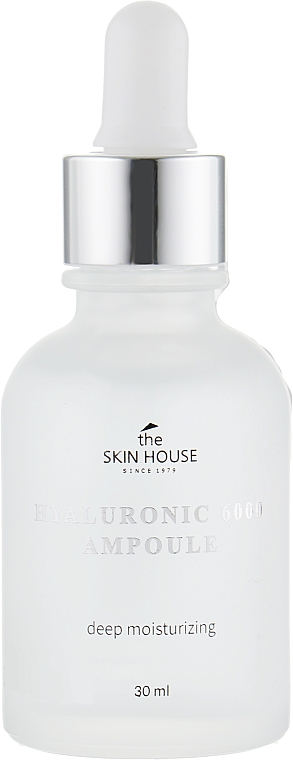 Głęboko nawilżająca ampułka do twarzy i szyi z kwasem hialuronowym - The Skin House Hyaluronic 6000 Ampoule — Zdjęcie N2