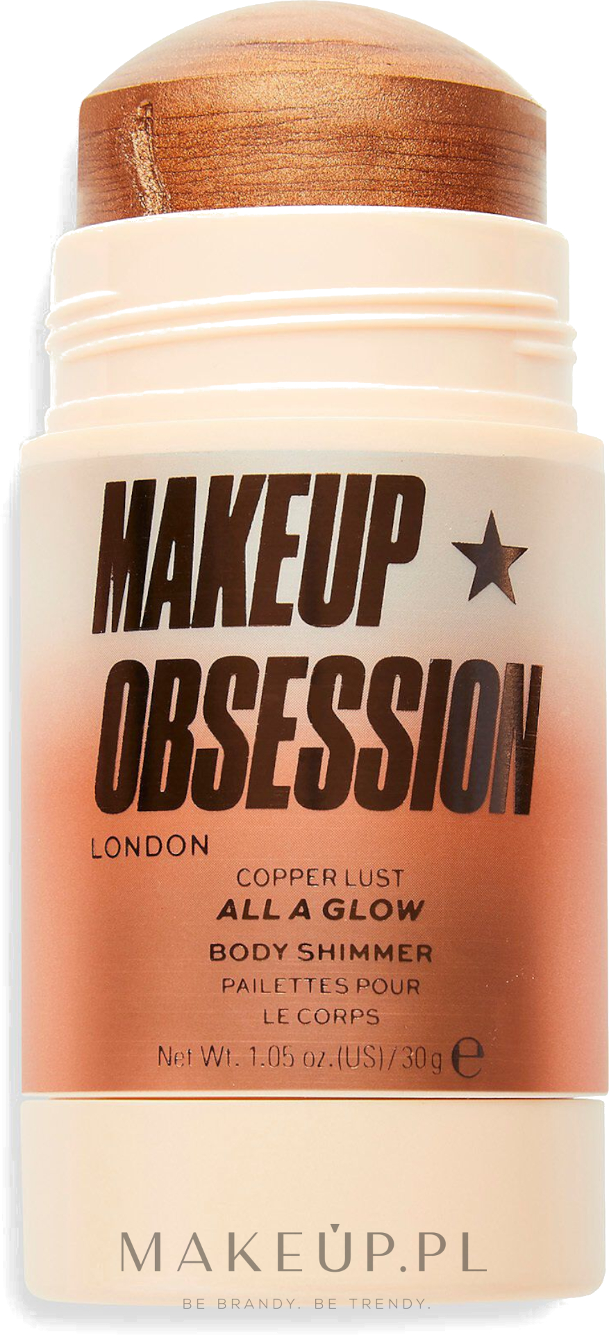 Rozświetlacz w sztyfcie - Makeup Obsession All A Glow Highlighter Shimmer Stick — Zdjęcie Copper Lust
