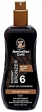 Żel przeciwsłoneczny w sprayu z bronzerem - Australian Gold Spray Gel Sunscreen Spf6 Instant Bronzer — Zdjęcie N1