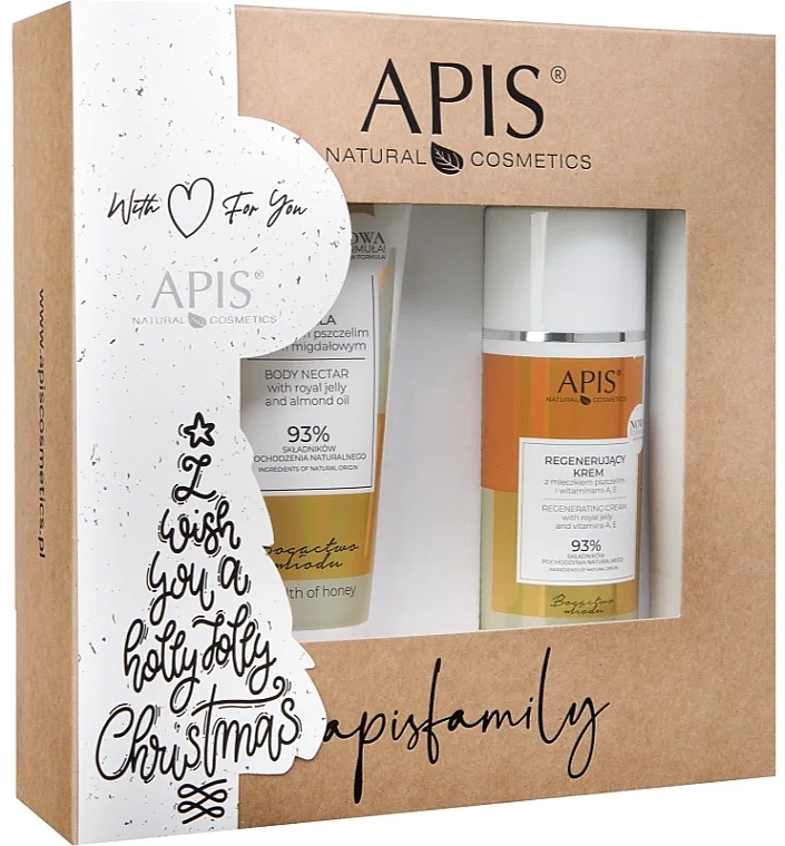 Zestaw - APIS Professional Wealth Of Honey Gift Set (f/cr/100ml + b/balm/200ml) — Zdjęcie N1