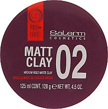 Matowa pomada do stylizacji włosów - Salerm Pro Line Matt Clay — Zdjęcie N2