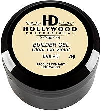 Kup Żel budujący do paznokci - HD Hollywood Builder Gel Clear Ice Violet