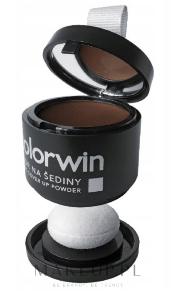 Puder do włosów zakrywające odrosty - Colorwin Root Cover Up Powder — Zdjęcie Dark Brown