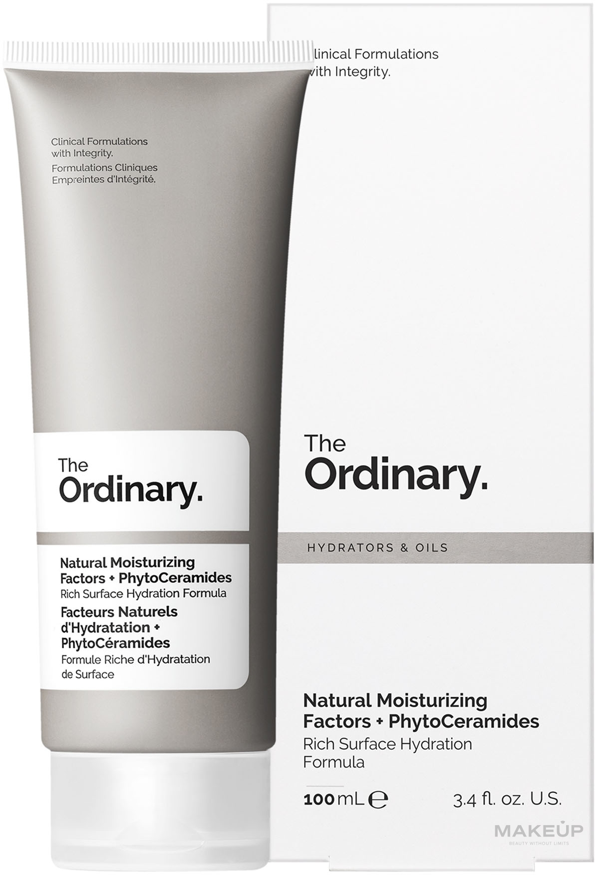 The Ordinary Natural Moisturizing Factors + PhytoCeramides - Odżywczy i nawilżający krem do twarzy — Zdjęcie 100 ml