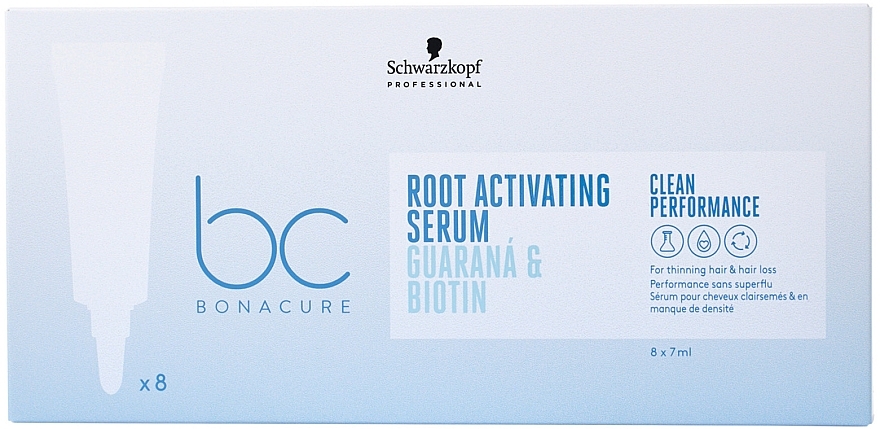 Serum aktywujące wzrost włosów z guaraną i biotyną - Schwarzkopf Professional Bonacure Scalp Root Activating Serum — Zdjęcie N2