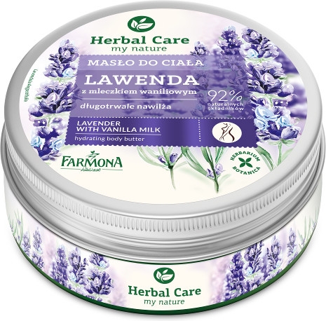 Masło do ciała Lawenda z mleczkiem waniliowym - Farmona Herbal Care My Nature