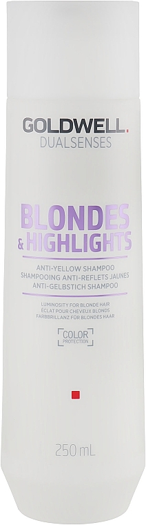 Szampon przeciw żółknięciu włosów blond i z refleksami - Goldwell Dualsenses Blondes & Highlights Anti-Yellow Shampoo — Zdjęcie N2