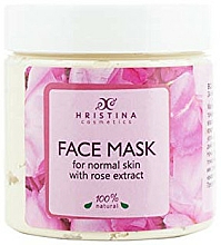 Kup Różana maseczka dla cery normalnej - Hristina Cosmetics Rose Extract Face Mask