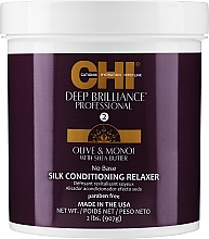 Środek do prostowania włosów - Chi Deep Brilliance Olive & Monoi Conditioning Relaxer — Zdjęcie N1