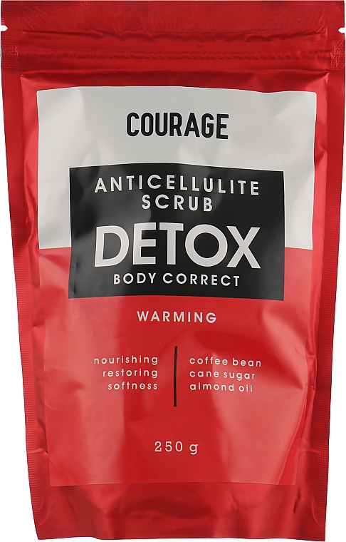 Peeling antycellulitowy do ciała - Courage Anticellulite Scrub Detox Body Correct — Zdjęcie N1