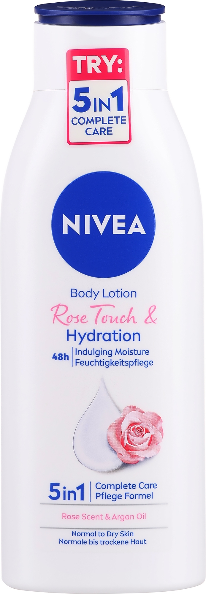 Wygładzający balsam do ciała - NIVEA Body Lotion Rose Touch — Zdjęcie 400 ml