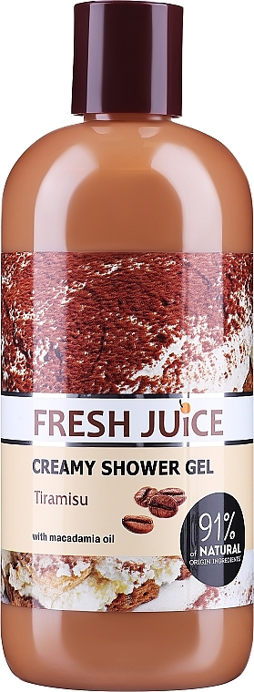 Kremowy żel pod prysznic Tiramisu - Fresh Juice Tiramisu Creamy Shower Gel