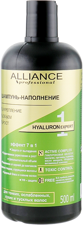 Szampon do włosów cienkich i osłabionych - Alliance Professional Hyaluron Expert Shampoo — Zdjęcie N3