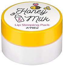 Kup Maska do ust na noc Miód i mleko - A'pieu Honey & Milk Lip Sleeping Pack