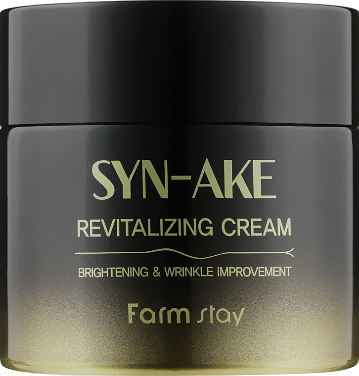 Rewitalizujący krem do twarzy z peptydem węża - Farm Stay Syn-Ake Revitalizing Cream — Zdjęcie N1